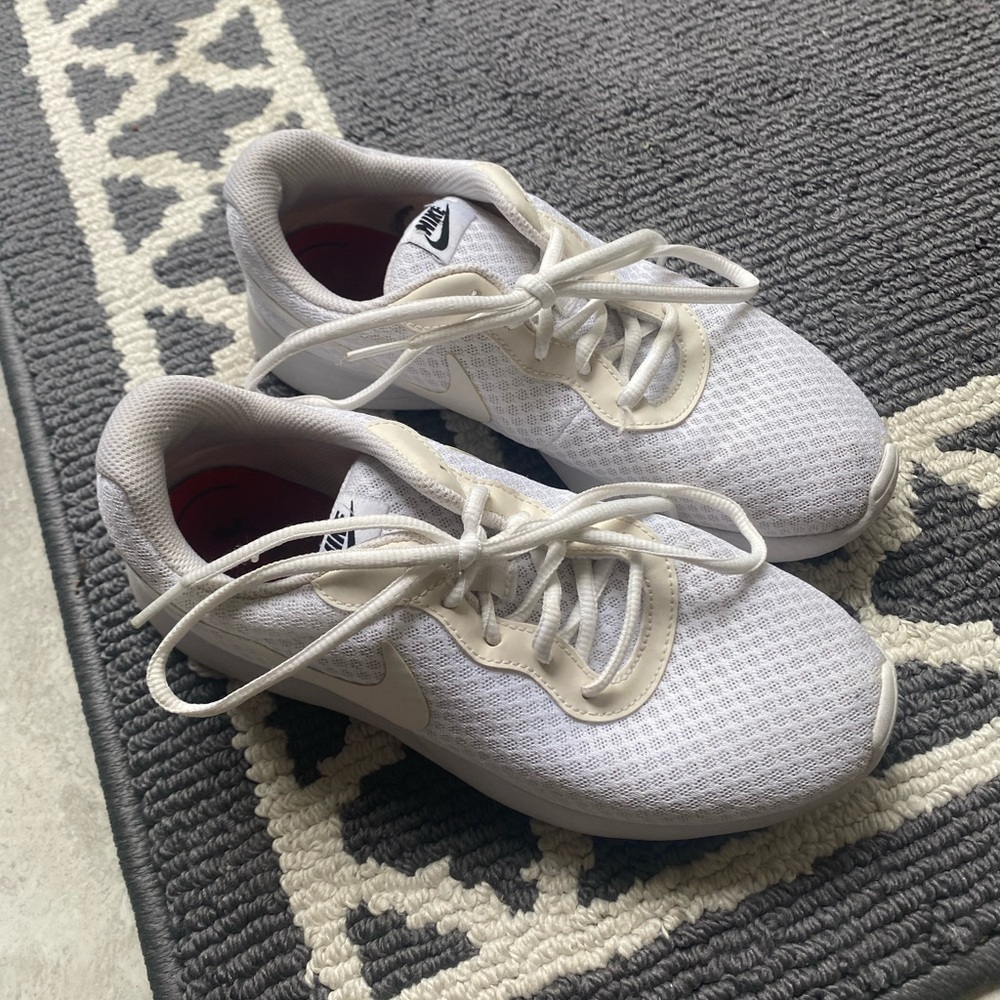 Nike White Mesh Sneakers